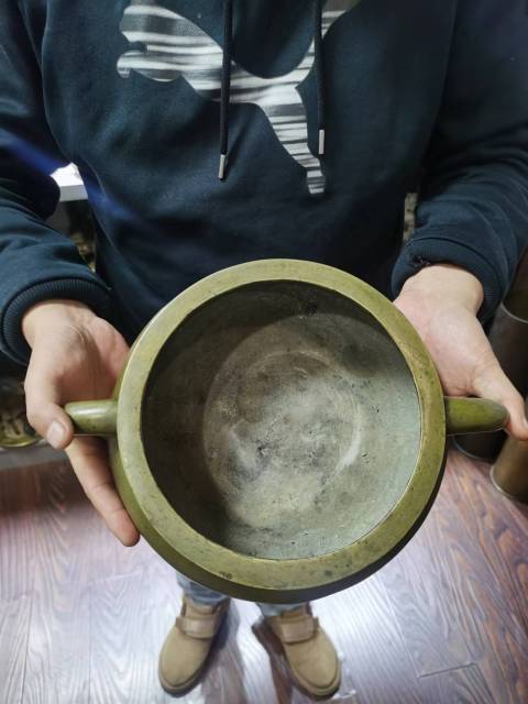古玩銅器銅爐拍賣,當前價格39000元