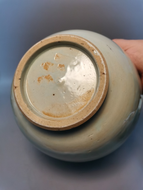 古玩陶瓷【千年龍泉】明龍泉青瓷罐拍賣，當前價格366元