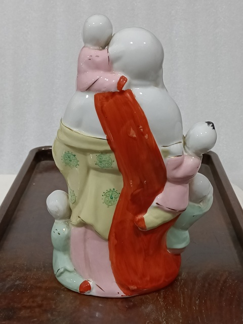 古玩陶瓷五子彌勒佛塑像拍賣,當前價格688元