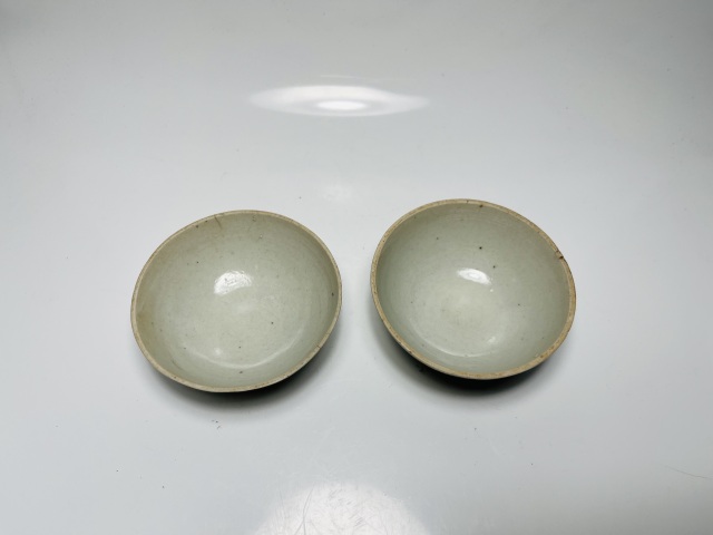 古玩陶瓷(已保真帶證書)青白釉盞一對拍賣,當前價格0元