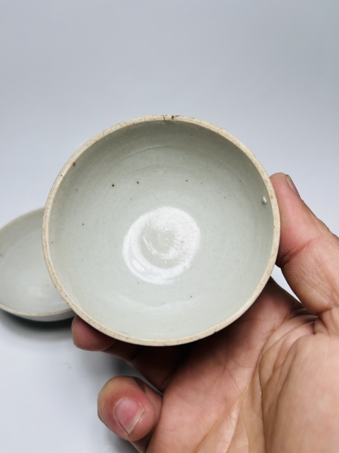 古玩陶瓷(已保真帶證書)青白釉盞一對拍賣,當前價格0元