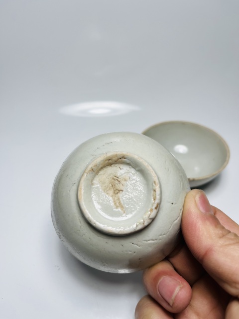 古玩陶瓷(已保真帶證書)青白釉盞一對拍賣,當前價格0元