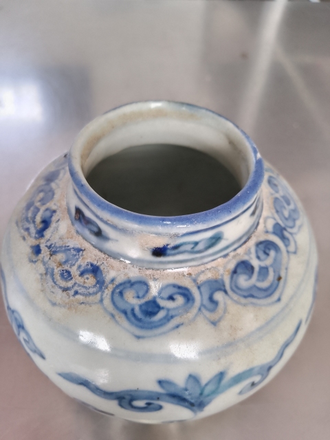 古玩陶瓷明青花蓋罐拍賣,當前價格5800元