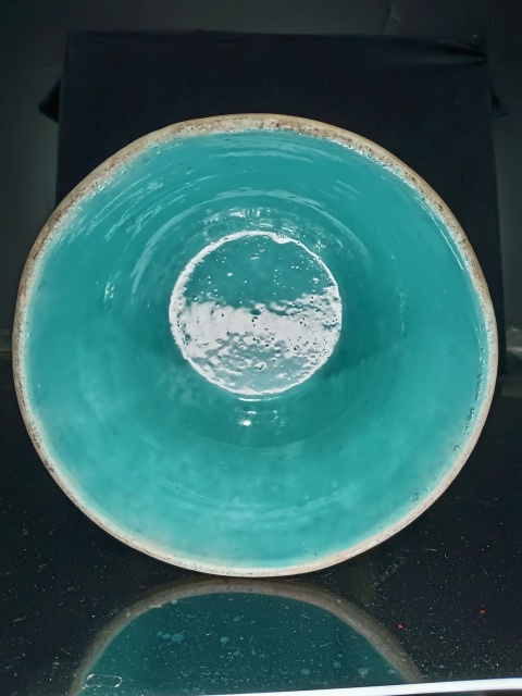 古玩陶瓷晚清黃地粉彩寶相花紋花觚拍賣，當前價格29800元