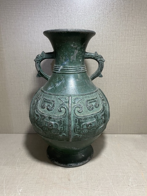 古玩雜項銅花瓶拍賣，當前價格1800元