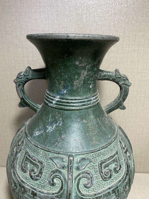 古玩雜項銅花瓶拍賣，當前價格1800元