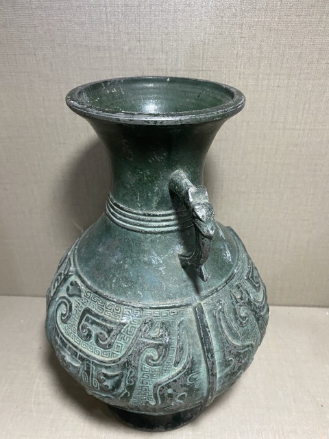 古玩雜項銅花瓶拍賣，當前價格1800元