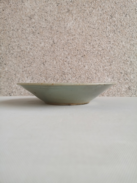 古玩陶瓷龍泉青瓷青花花卉盤拍賣,當前價格580元
