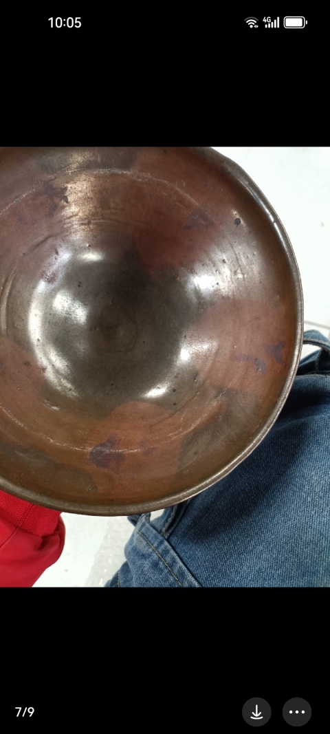 古玩陶瓷精品正窯口大窯口磁州窯鐵銹斑釉斂口碗金代。拍賣，當前價格13888元