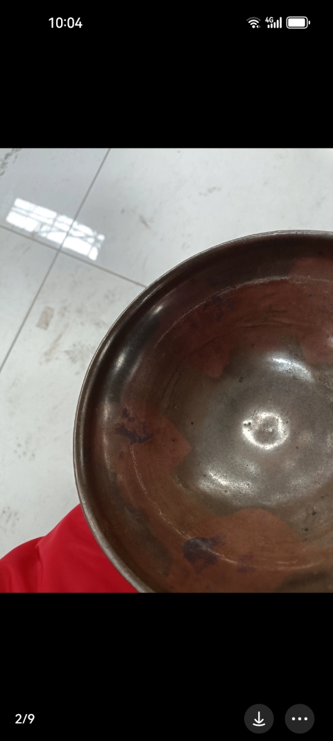 古玩陶瓷精品正窯口大窯口磁州窯鐵銹斑釉斂口碗金代。拍賣，當前價格13888元