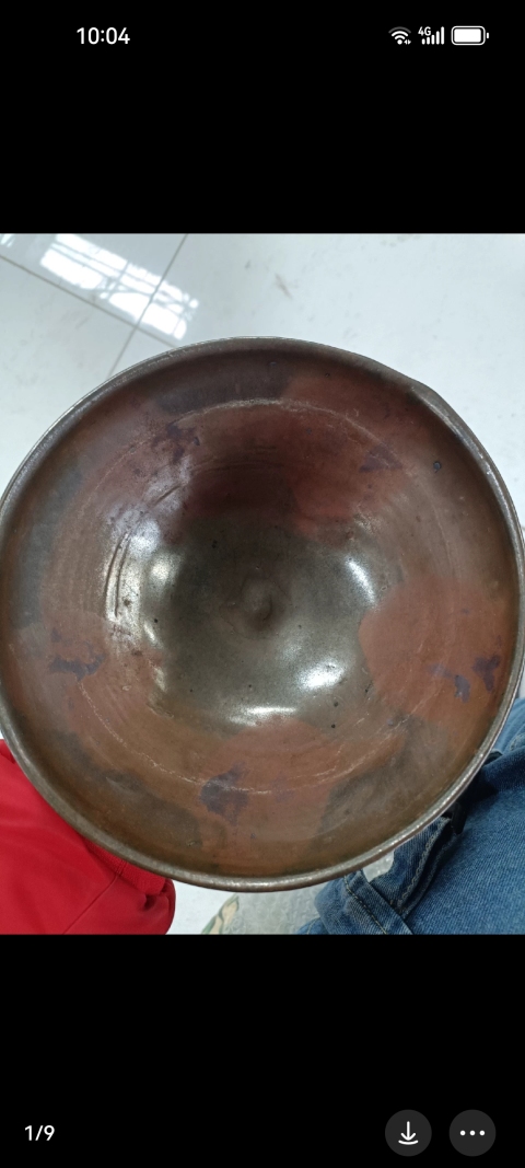 古玩陶瓷精品正窯口大窯口磁州窯鐵銹斑釉斂口碗金代。拍賣，當前價格13888元