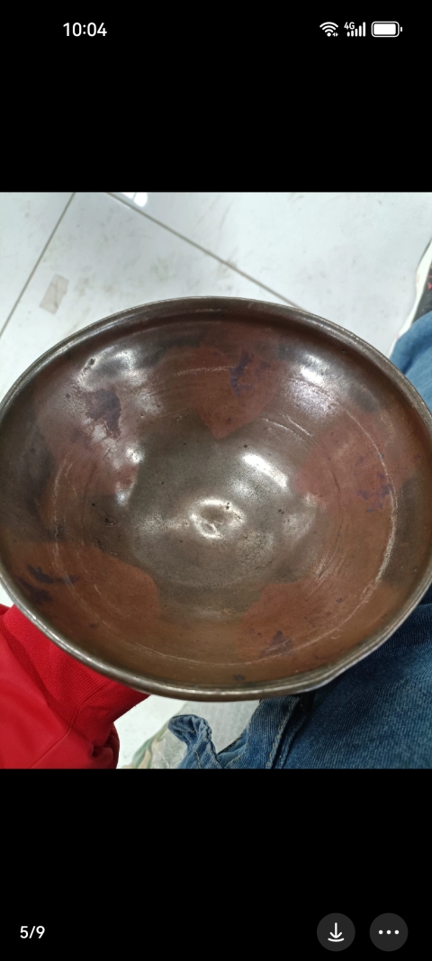 古玩陶瓷精品正窯口大窯口磁州窯鐵銹斑釉斂口碗金代。拍賣，當前價格13888元