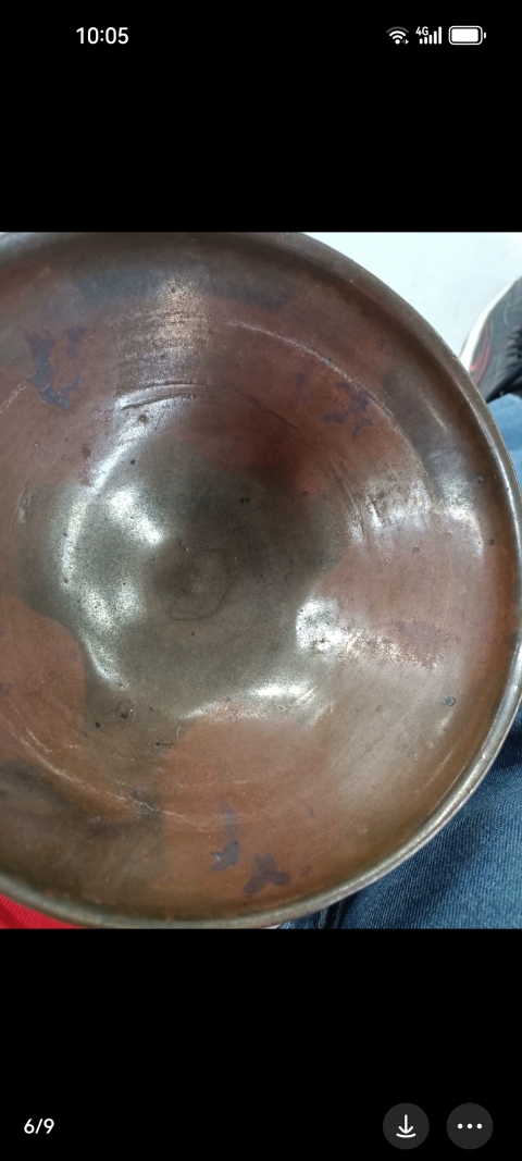 古玩陶瓷精品正窯口大窯口磁州窯鐵銹斑釉斂口碗金代。拍賣，當前價格13888元