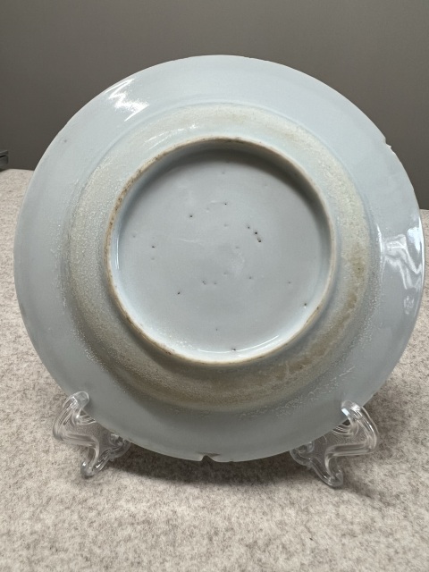 古玩陶瓷清·康熙/青花花鳥紋盤拍賣，當前價格698元