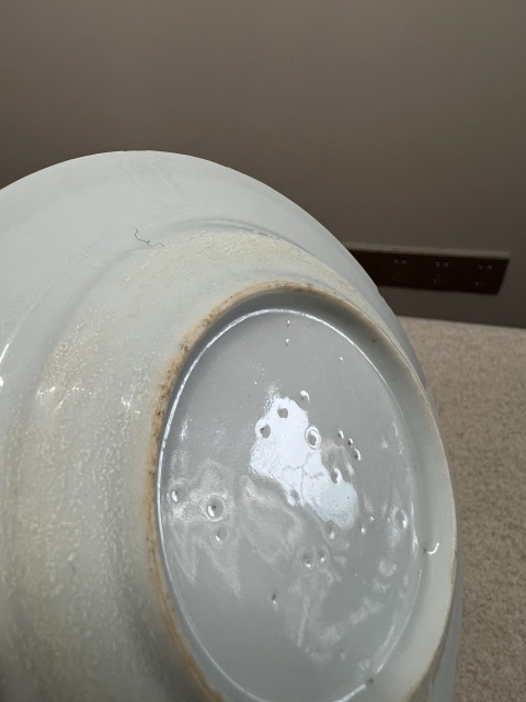 古玩陶瓷清·康熙/青花花鳥紋盤拍賣，當前價格698元