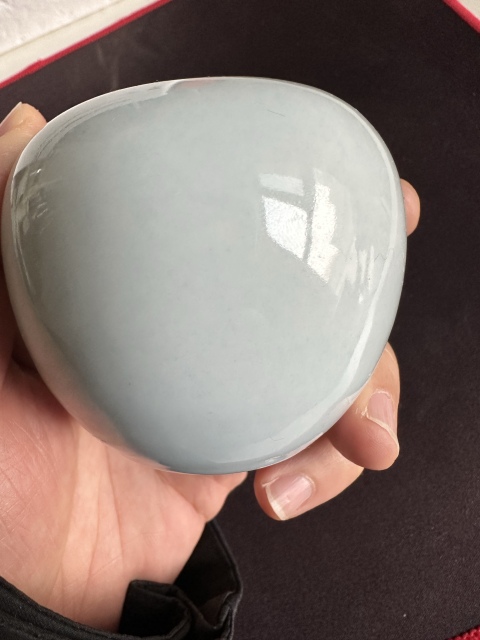 古玩陶瓷天藍釉水盂拍賣,當前價格6600元