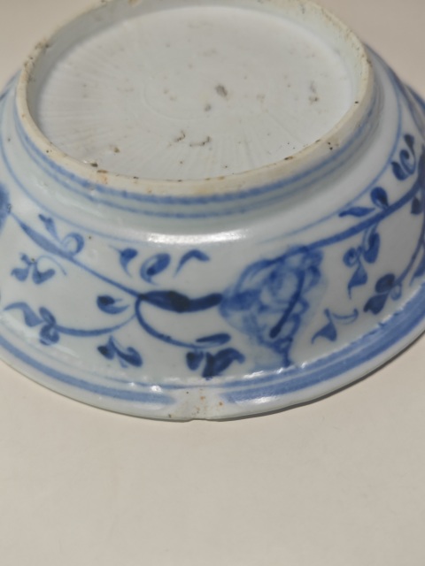 古玩陶瓷明空白期青花嬰戲圖折沿盤拍賣,當前價格5432元