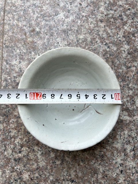 古玩陶瓷明代 甜白釉碗拍賣,當(dāng)前價格255元