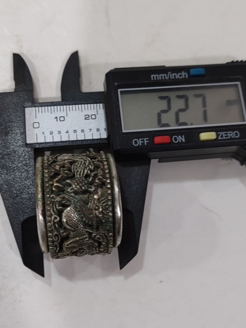 古玩雜項銀戒指拍賣，當前價格288元