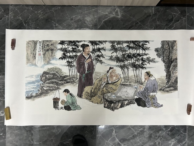 古玩字畫劉紹紅精品《人物》拍賣，當前價格750元