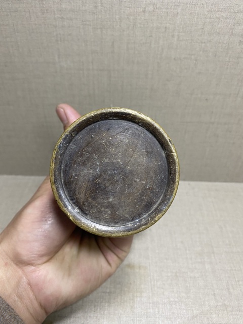 古玩雜項銅燭臺拍賣，當前價格260元