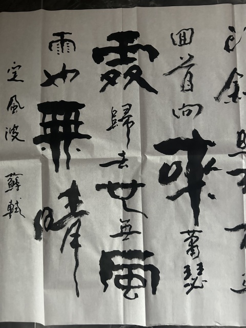 古玩字畫馬忠民《定風(fēng)波》拍賣,當(dāng)前價(jià)格178元