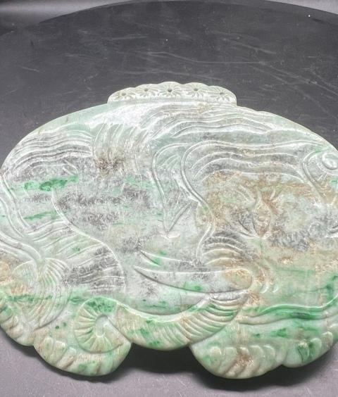 古玩玉器太平有象翡翠件拍賣，當前價格5500元