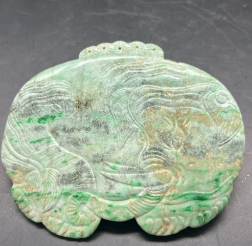 古玩玉器太平有象翡翠件拍賣，當前價格5500元