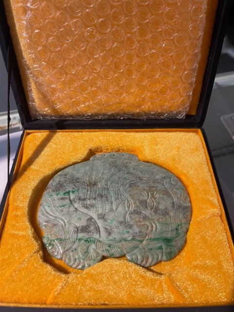 古玩玉器太平有象翡翠件拍賣，當前價格5500元