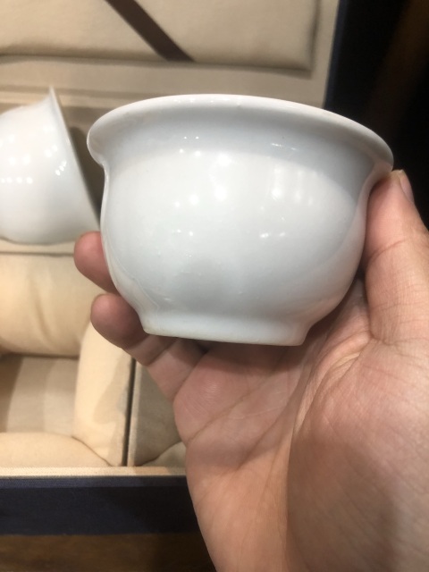 古玩陶瓷（精品主人杯）創(chuàng)匯-甜白釉-大號(hào)主人杯一組拍賣，當(dāng)前價(jià)格430元