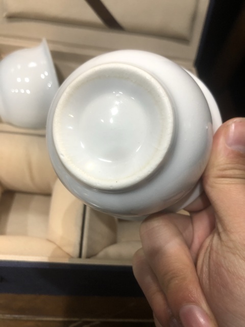 古玩陶瓷（精品主人杯）創(chuàng)匯-甜白釉-大號(hào)主人杯一組拍賣，當(dāng)前價(jià)格430元