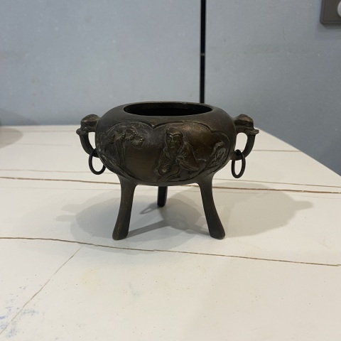 古玩雜項銅爐拍賣，當前價格1200元