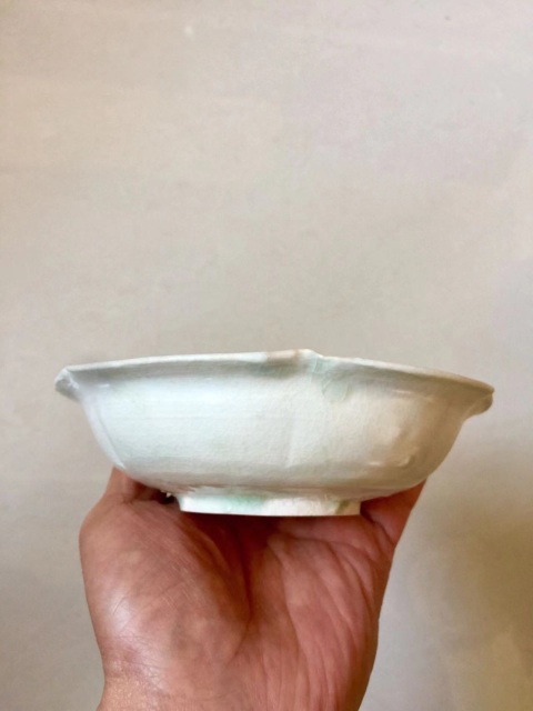 古玩陶瓷宋:青白釉刻花葵口洗拍賣,當前價格59000元