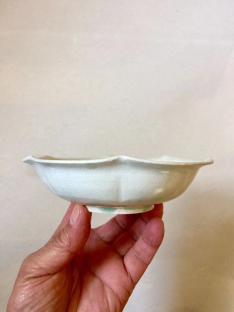 古玩陶瓷宋:青白釉刻花葵口洗拍賣,當前價格59000元