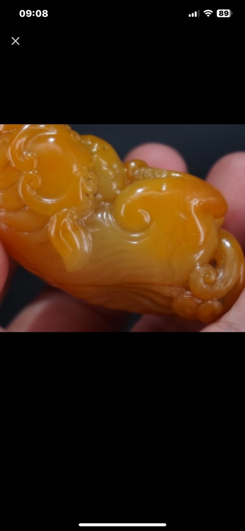 古玩雜項壽山芙蓉石獅子繡球擺件拍賣，當前價格2800元