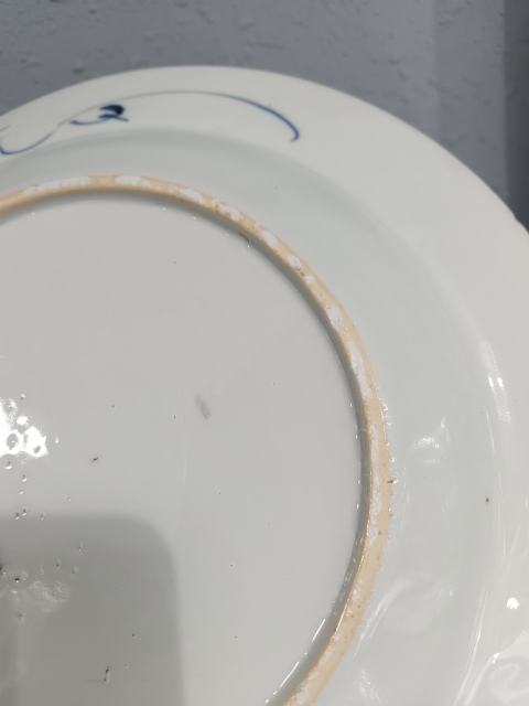 古玩陶瓷清康熙青花庭院花卉盤拍賣，當(dāng)前價(jià)格1980元