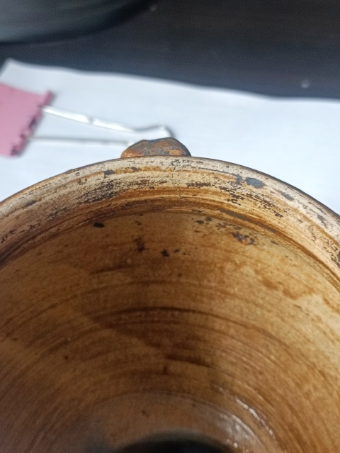 古玩陶瓷明末清初.窯變褐釉雙系罐199拍賣,當前價格199元