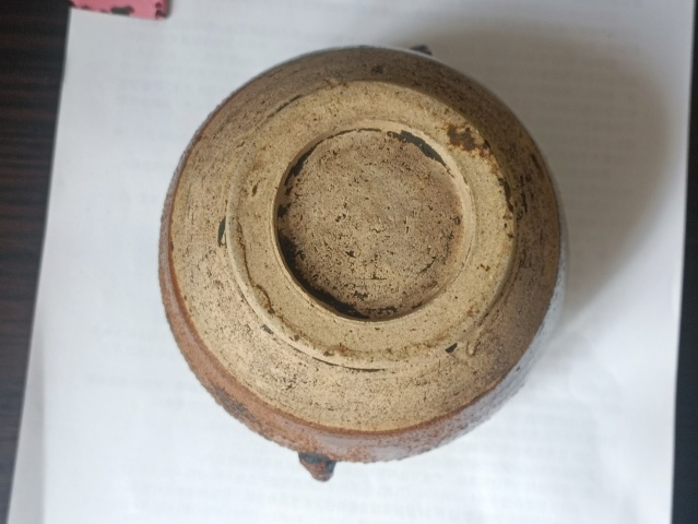 古玩陶瓷明末清初.窯變褐釉雙系罐199拍賣,當前價格199元