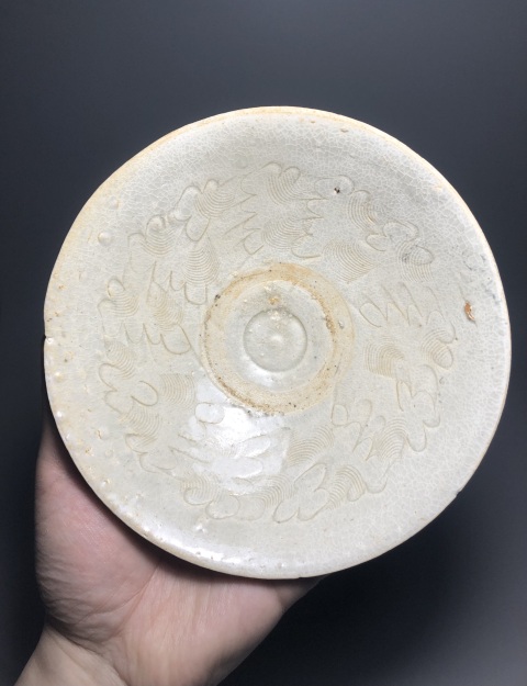 古玩陶瓷刻花蓖紋影青碗拍賣,當前價格3000元