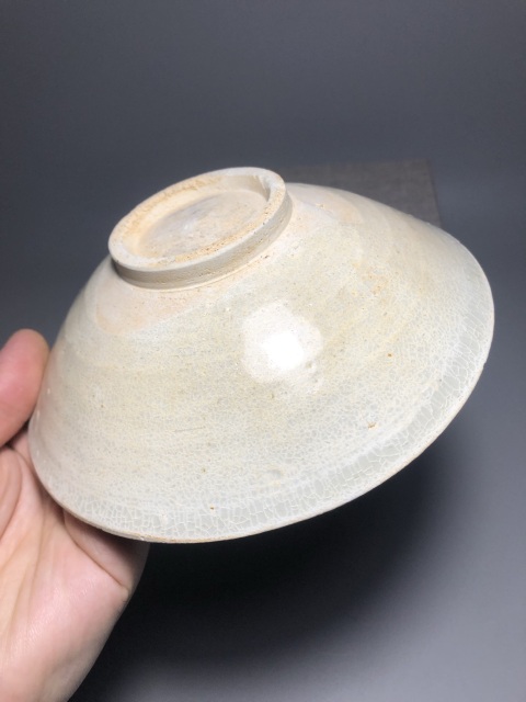 古玩陶瓷刻花蓖紋影青碗拍賣,當前價格3000元