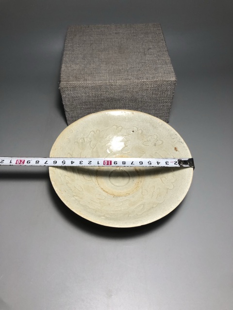 古玩陶瓷刻花蓖紋影青碗拍賣,當前價格3000元
