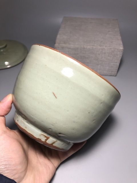 古玩陶瓷(明代)精品龍泉窯青釉大蓋缽(收藏級)拍賣,當(dāng)前價格1888元