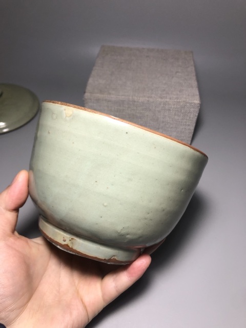 古玩陶瓷(明代)精品龍泉窯青釉大蓋缽(收藏級)拍賣,當(dāng)前價格1888元