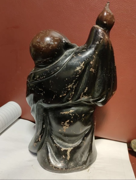 古玩雜項(特價)清晚期精品銅羅漢拍賣,當前價格780元