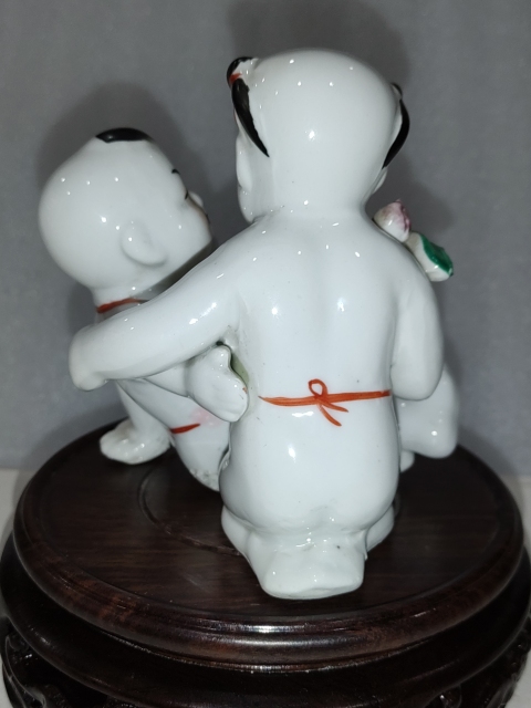 古玩陶瓷和合二仙童子塑像拍賣,當(dāng)前價(jià)格688元