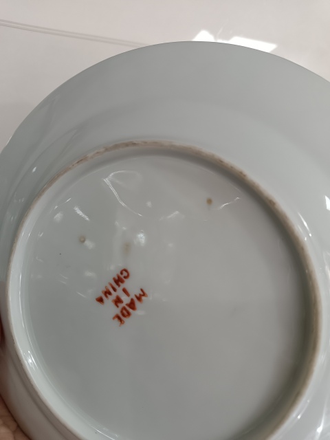 古玩陶瓷全美品晚清-民國廣彩西廂記人物盤拍賣,當前價格780元