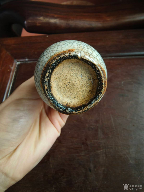 古玩陶瓷哥釉玉壺春瓶拍賣,當前價格3800元