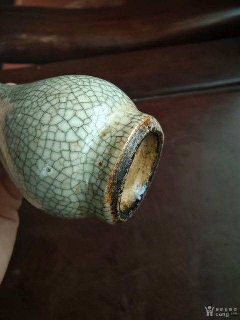 古玩陶瓷哥釉玉壺春瓶拍賣,當前價格3800元