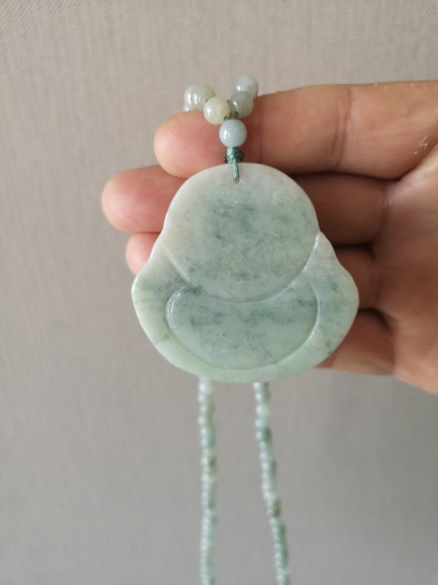 古玩玉器天然翡翠“佛公”掛件拍賣,當(dāng)前價(jià)格850元