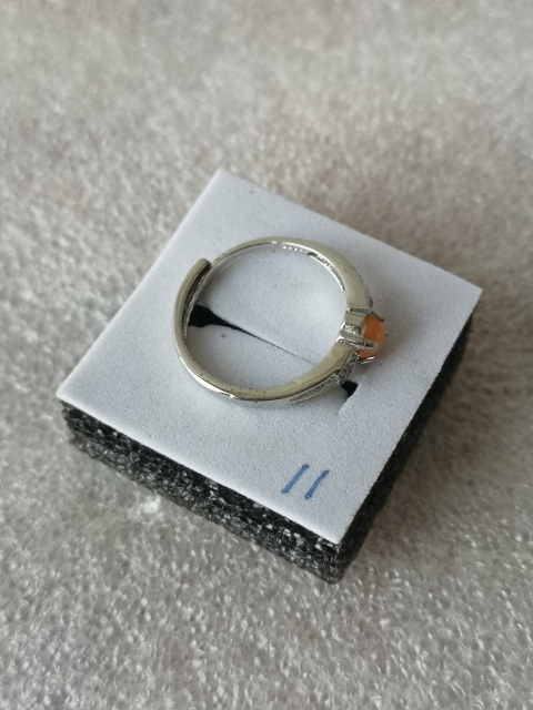 古玩玉器天然翡翠鑲嵌戒指拍賣，當前價格168元